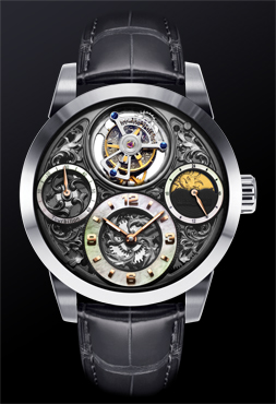 Starlit Legend Series – Imperial Watch(Silver, black dial) - 4894379111384