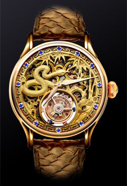 Tourbillon Zodiac Snake Gold - 4894379200620